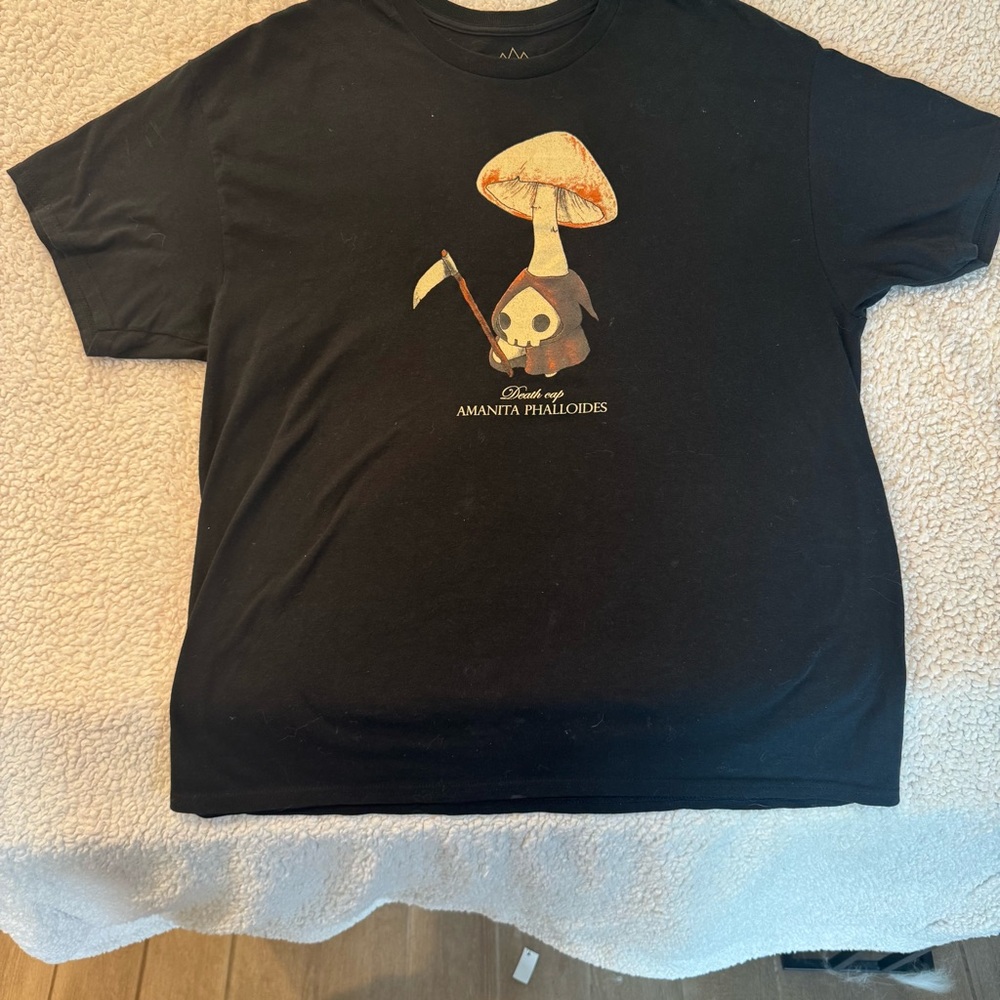 Altru Black Death Caps Cotton T-Shirt